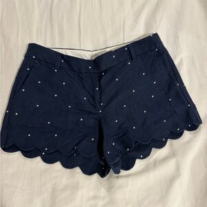 J. Crew Blue High Waist Shorts